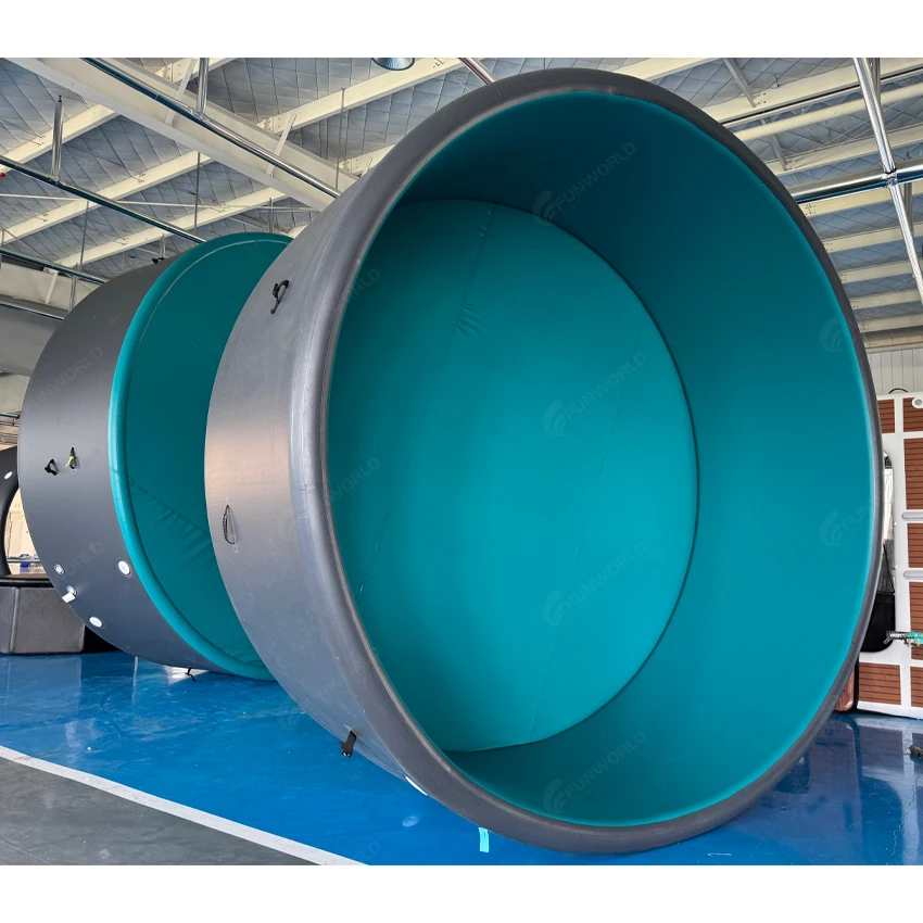 Factory Sale Outdoor Drop Stitch Inflatable Portable Above Ground Swimming Pool For Kids And Adult