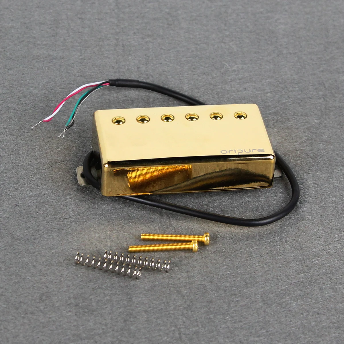 OriPure 1PCS Vintage LP Alnico 5 Humbucker Guitar Pickup Golden Guitar Parts,Neck/Bridge Choose