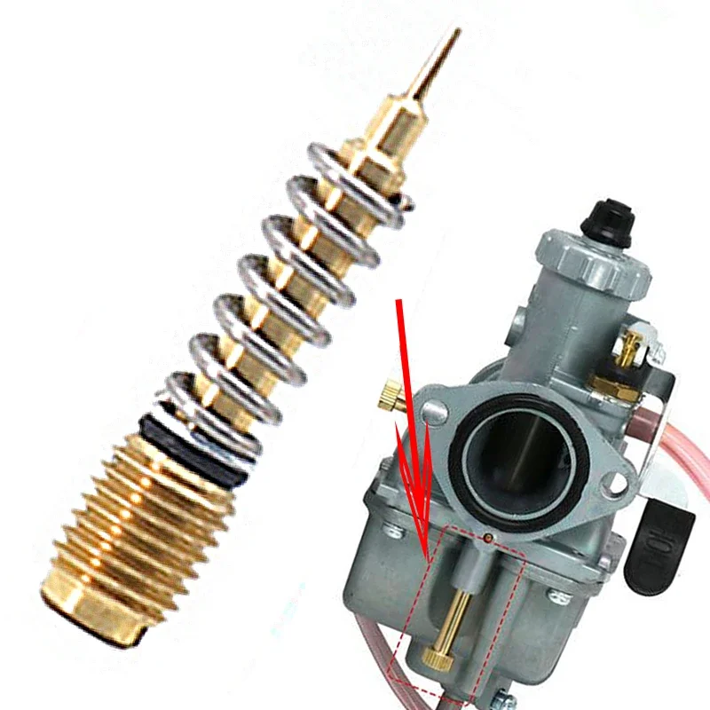 Carburetor Mixture Screw Set For Yamaha Mikuni CV Carburetor 12R-14105-00 Pilot Air Fuel Motorcycle Adjustment Needle