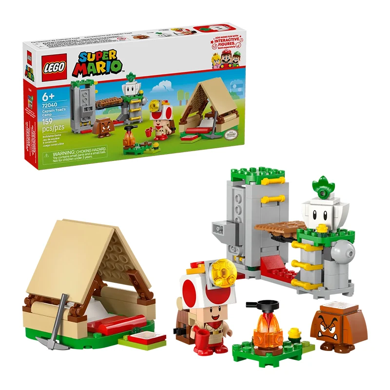 

LEGO Captain Chinobio's Camp toy model assembly is suitable for children aged 3 and above as holiday gifts