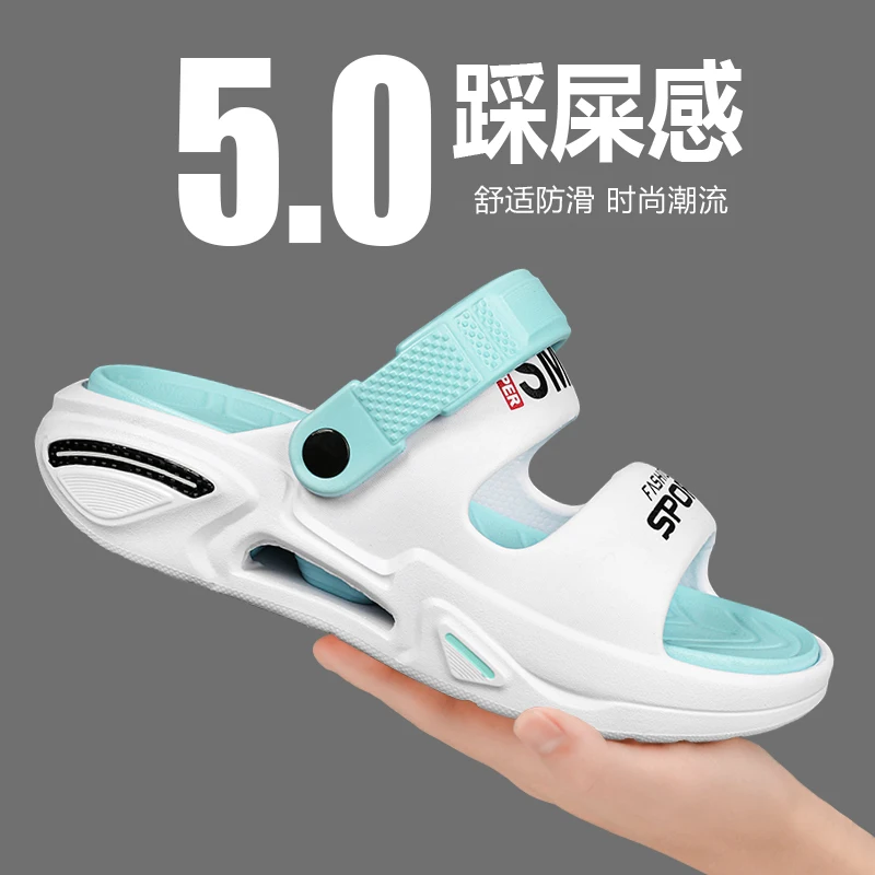 

Men's Eva Slippers Summer Non-slip Soft Sole Wear-resistant Outdoor Fashion Casual Flat Sandals Beach Daily