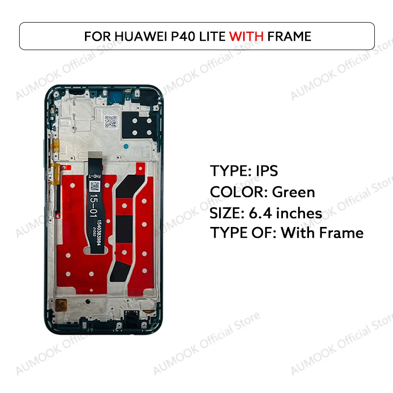 Atwist Schermo LCD Per Huawei P40 Lite 4G / Nova 6 SE / Nova 7i – Kit Sostituzione Con Strumenti