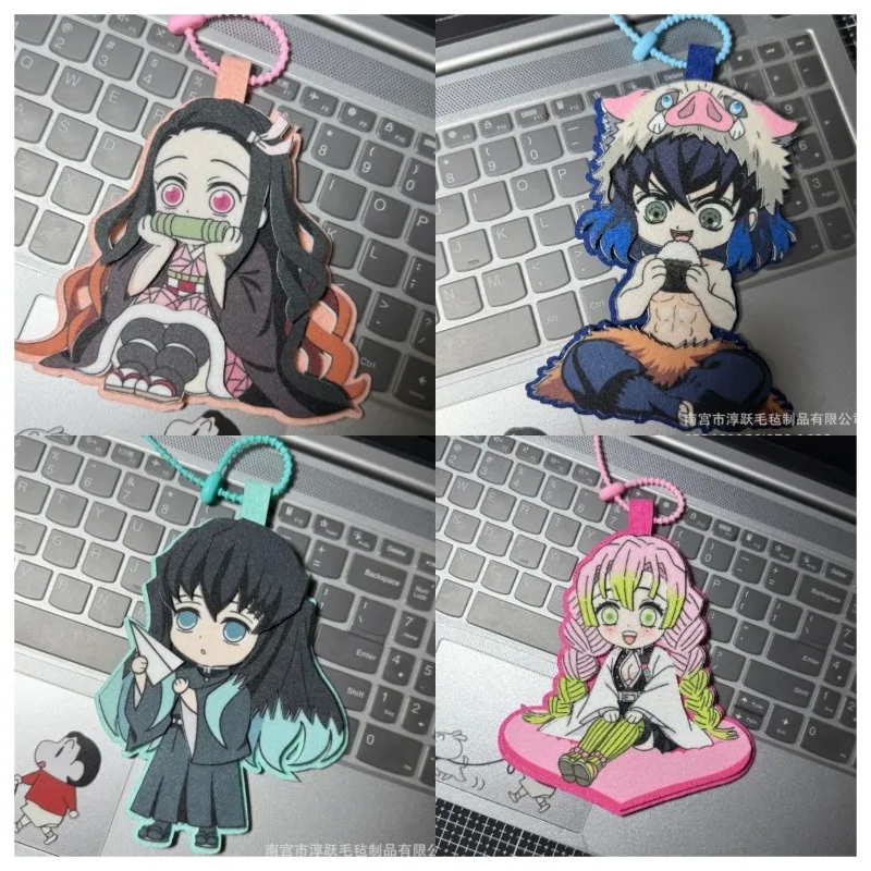 

Demon Slayer Anime Merchandise Non-woven Fabric Kamado Nezuko Tokitou Muichirou Toy Doll Kawaii Key Backpack Decoration
