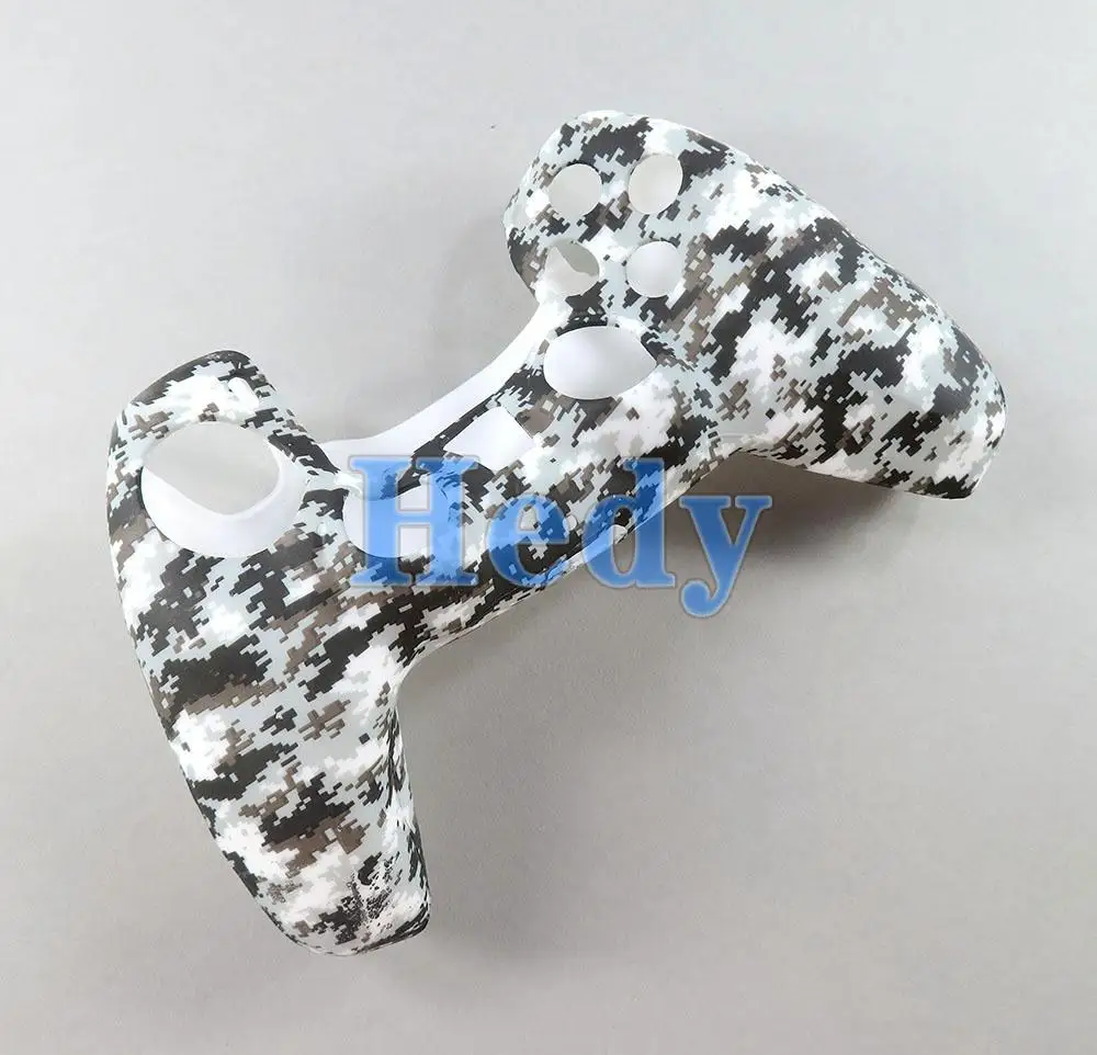 1PCS Water Transfer Printing Silicone Case for PlayStation 5 PS5 Controller Protection Skin Gamepad Cover