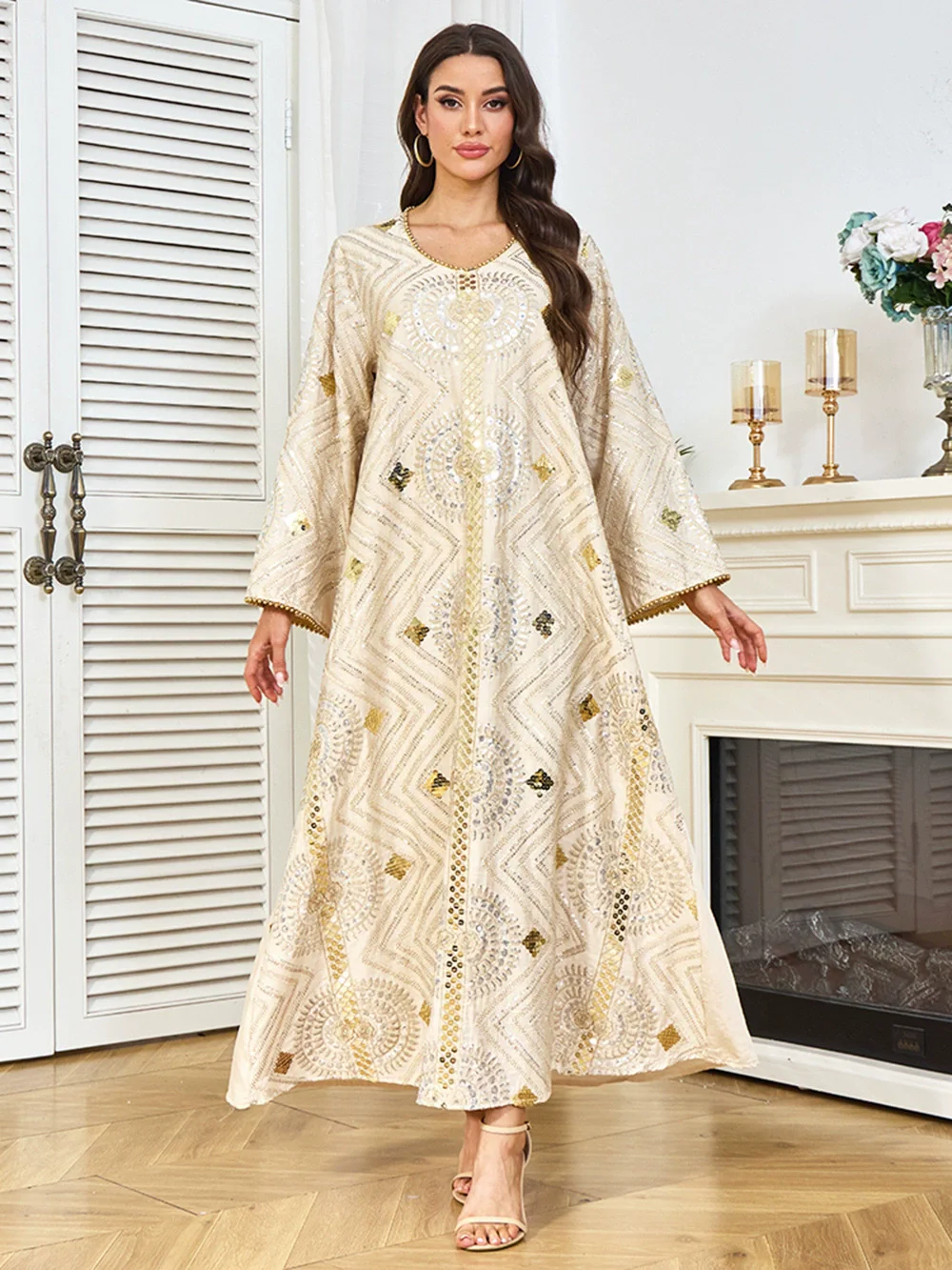 

Ближний Восток Марокко Дубай женское новое роскошное модное мусульманское платье из бисера в Саудовской Аравии женское вечернее платье-халат