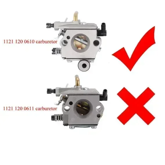Imagem -05 - Kit de Carburador de Motosserra para Stihl 1121 120 0611 024 026 024av 024s Ms240 Ms260