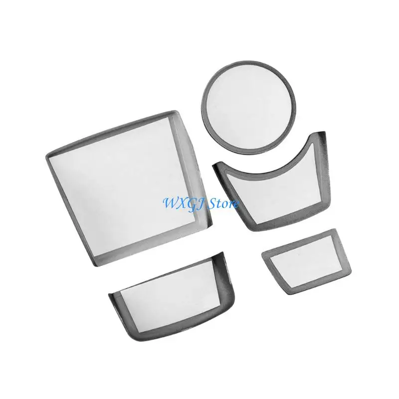 37JE Interior Button Update Set ABS Black Console Button Cover Trim for 5/6/7 Line Selected Vehicle Line for 5/6/7 Line Daily