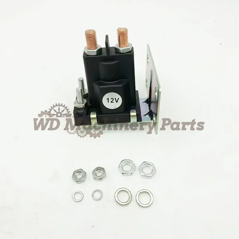 Starter Solenoid 12V AM104036 27153-G01 612813 27153G01 Compatible with John Deere Tractor 111H 112L Riding Mower GX75