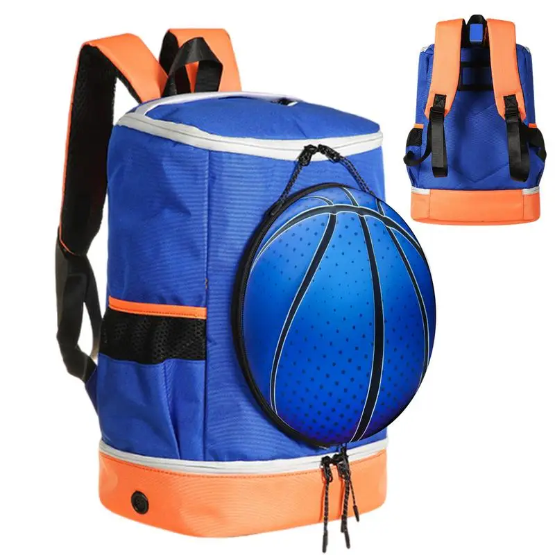 

Basketball Bag Backpack Football Backpack Storage Bag Sports Backpack With Ball Compartment Volleyball Backpack Football Bag