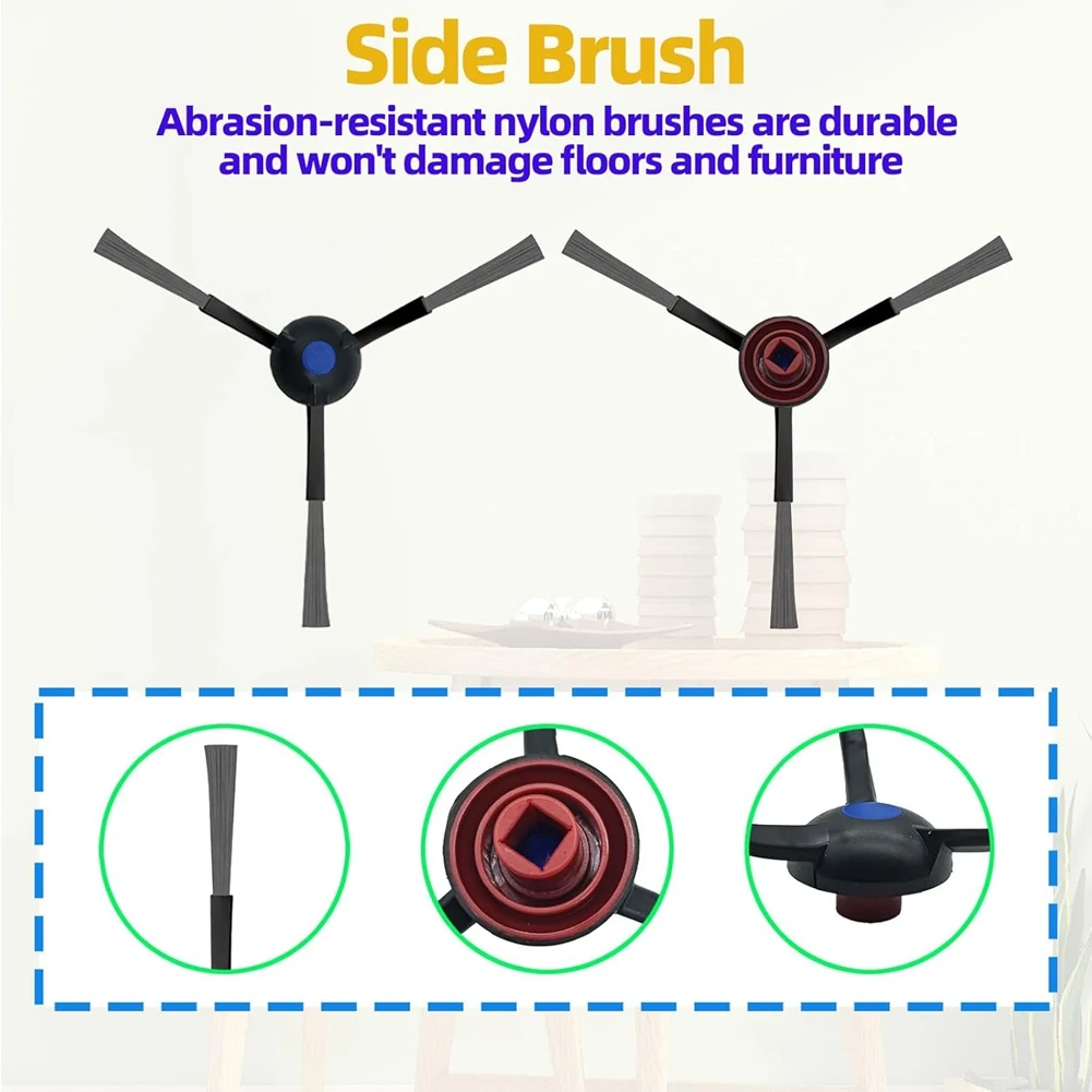 ECOVACS T30S/T30Sコンボロボット掃除機アクセサリースペアパーツキットメイン/サイドブラシ、フィルター、モップクロス、ダストバッグ A006