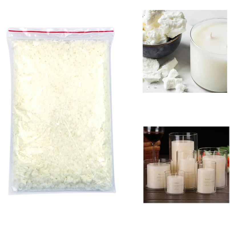 Pure Natural Raw Soy Wax/Coconut Wax for DIY Candle Making Supplies Waxed Handmade Scented Gift Candle Wax Material 50g/100g