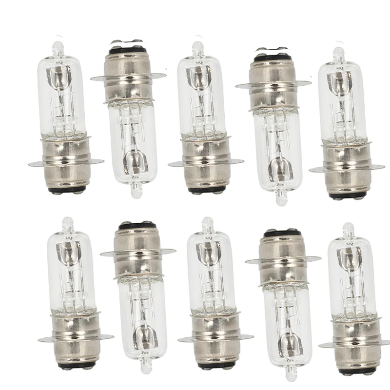 10-Pack 6V 25W Head light 6 Volt 25 Watt Head Lamp Headlight Bulb For Chinese Scooter CT90 CT200 Trail 90 P50 PC50 Moped