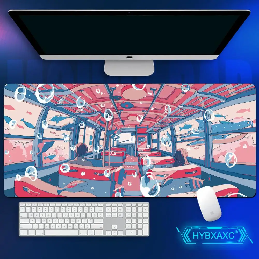 Anime Kawaii Deskmat Large Pads Girly Computer TableMat Cute Desk Accessories HYBXAXC Carpet Mouse Pad XXL 500X1000MM Mousepad