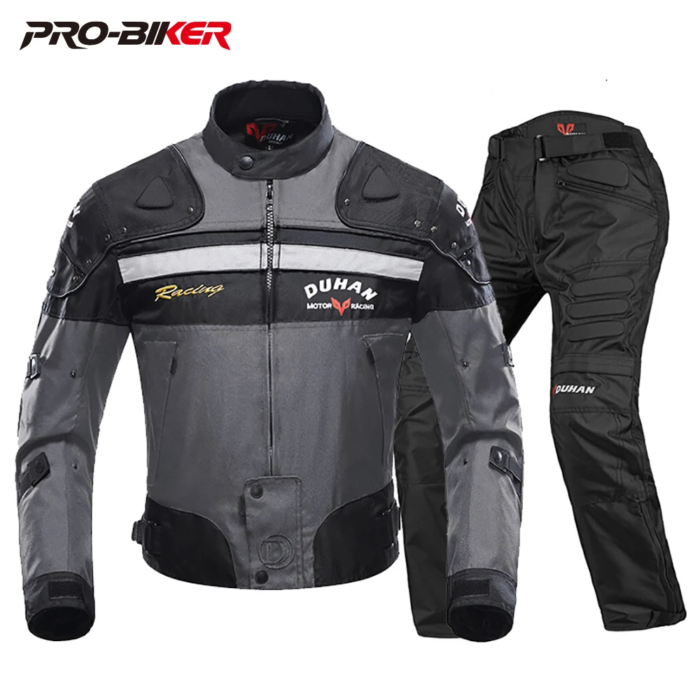 

Men Motorcycle Riding Suit Summer Mesh Breathable Riding Clothes Warm Chaqueta Moto Hombre Fall Prevention Scratch Proof Durable