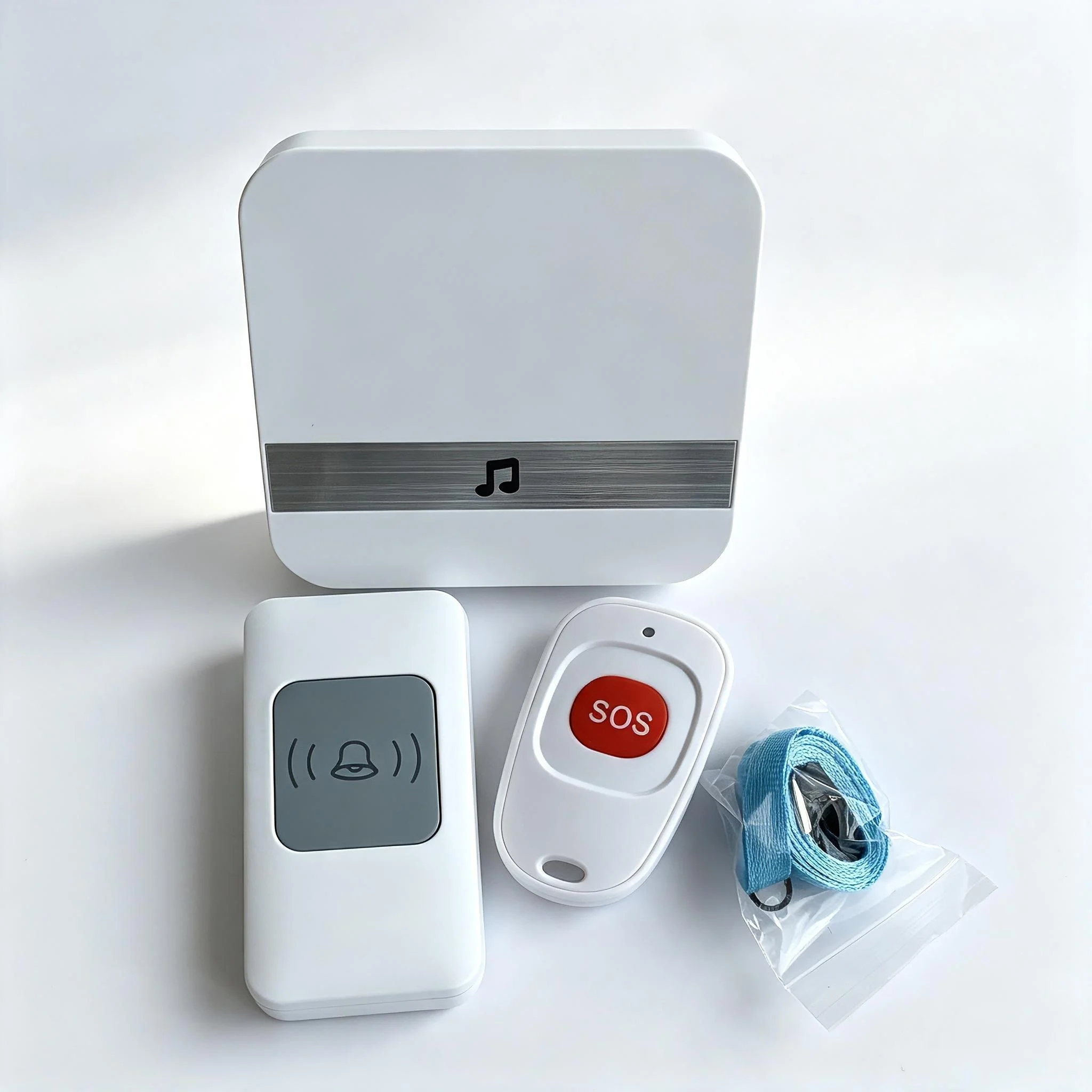 SOS Wireless Elderly Caregiver Pager Call Button Emergency SOS Medical Alert System for Seniors Patients Elderly At Home