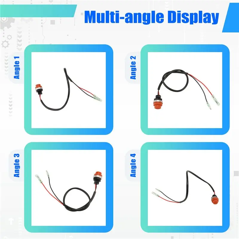 M46K-Universal Boat Outboard Engine Motor Start Kill Switch Keyless Push Button , Applicable To All For Ships