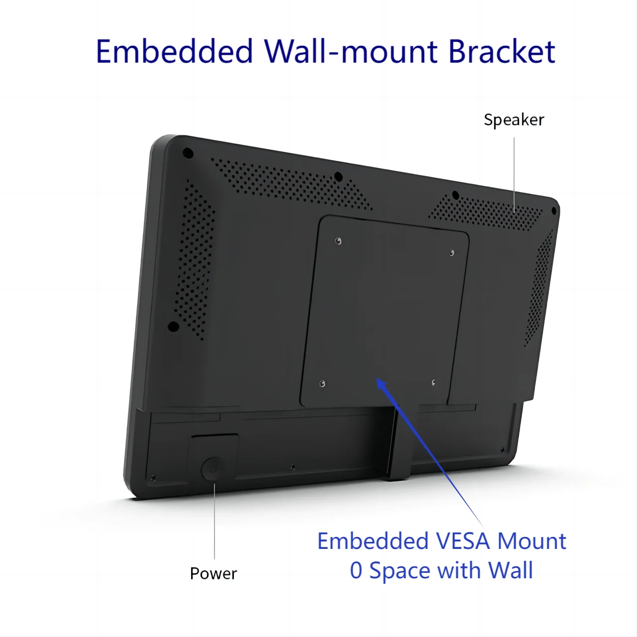 Wall Mount 10.1 Inch Android Meeting Room POE Tablet With LED Light Bar LCD Touch Screen