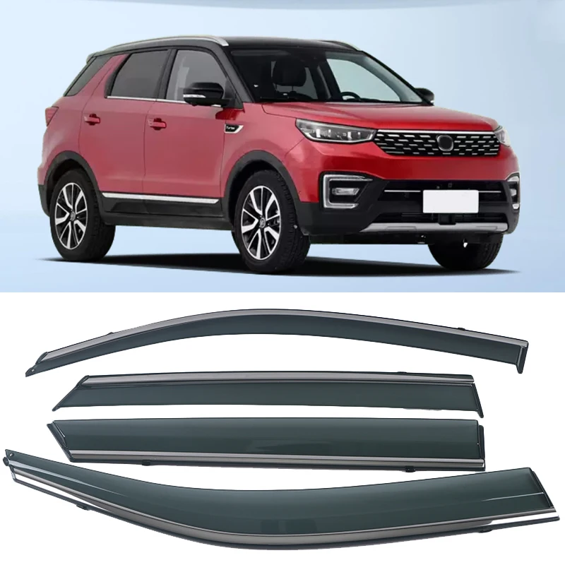 

Window Visors For Changan CS55 2017 2018 2019 2020 2021 Weathershields Sun Rain Deflector Awnings Shelters Covers Car Styling