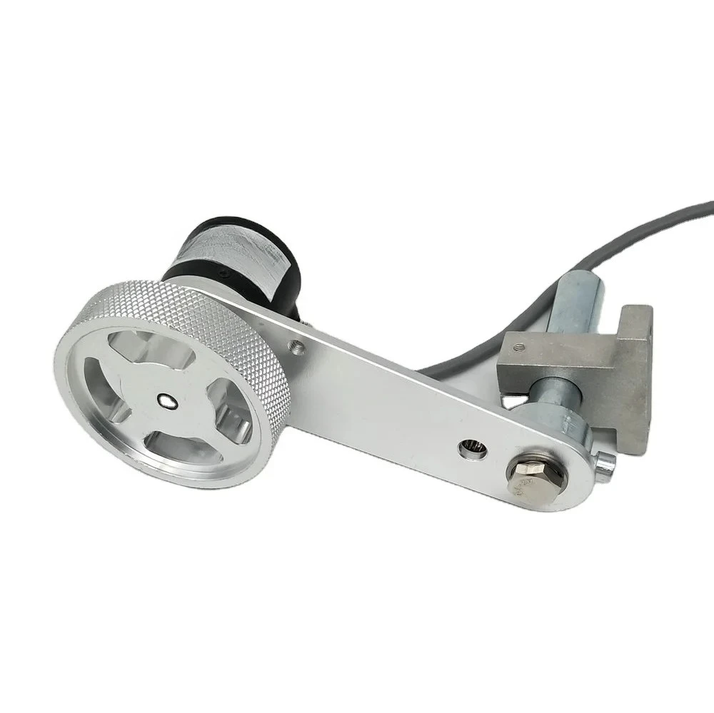 200mm Metal Wheel Encoder Rotary Type Length Measuring Perimeter Wheel with 200ppr 400ppr 600ppr 1000ppr 2000ppr