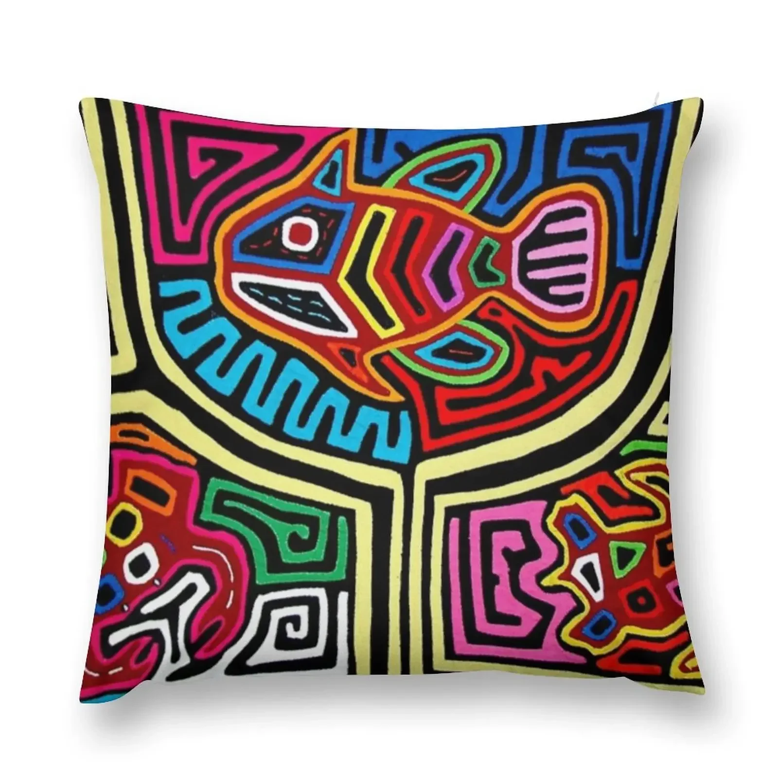 Mola de Panama Throw Pillow Sitting Cushion Cusions Cover pillow