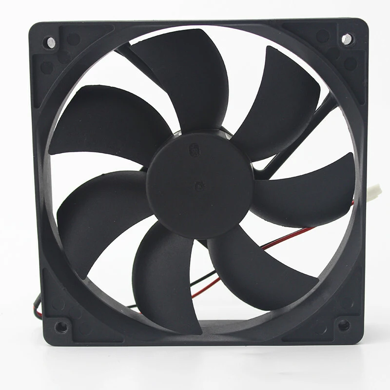 d 1PC for DF1202512SEL 12V 0.10A 1.2W 12CM 2-wire silent chassis power supply fan