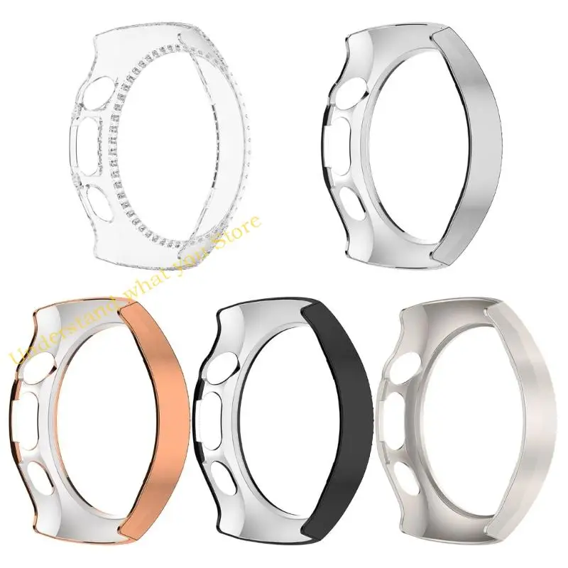 J60A Hard PC Case Smartwatch Bumper Cover Protections for Watch 5 42mm 46mm