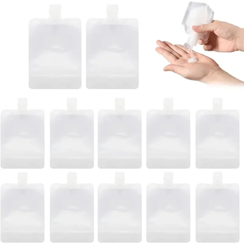 

1/4PCS 30/50/100ML Wholesale Travel Size Empty Squeeze Pouches Refillable Shampoo Toiletries Conditioner Leak Proof Travel Pouch