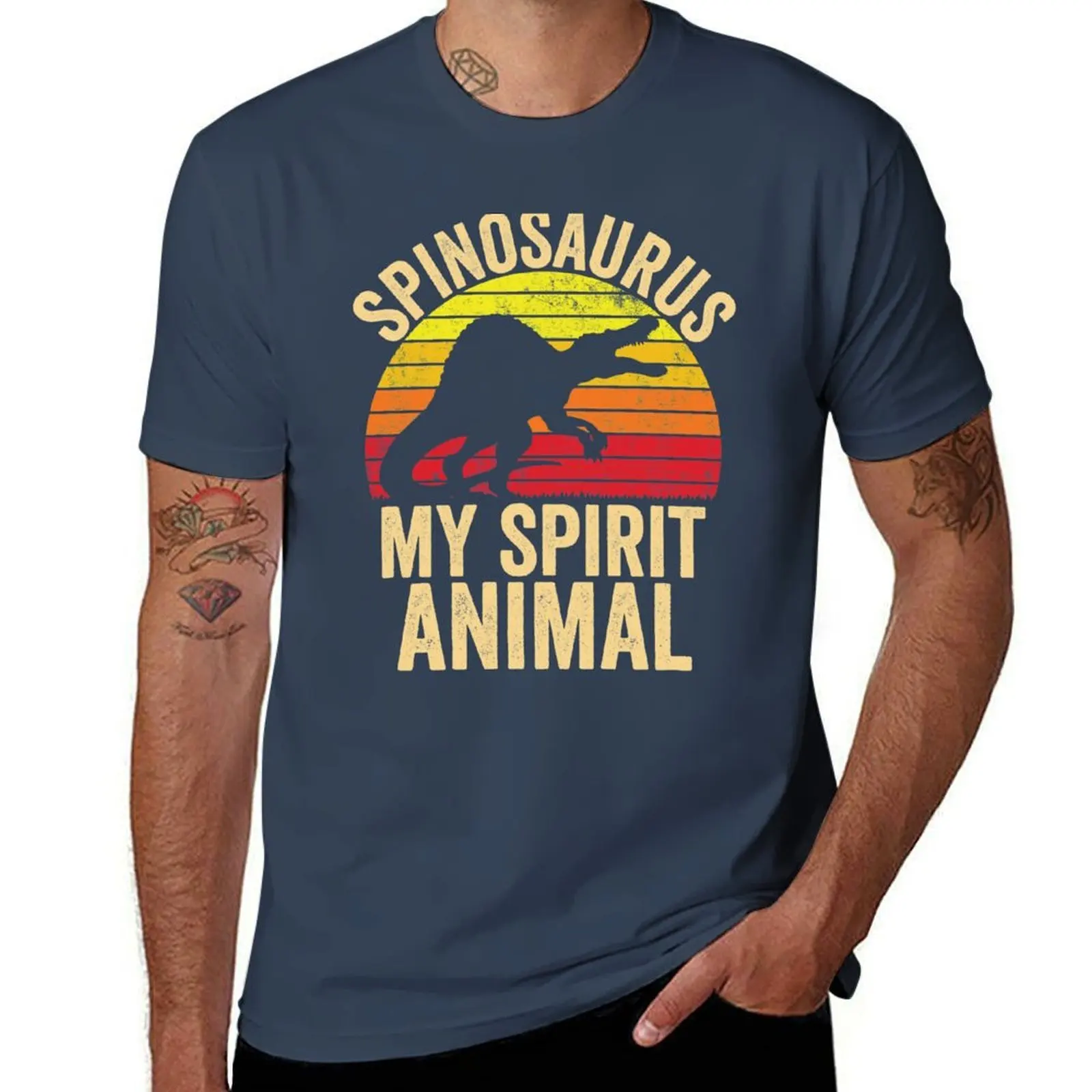 

Spinosaurus Dinosaur Spirit Animal T-Shirt Sun Block Outdoor T-Shirt