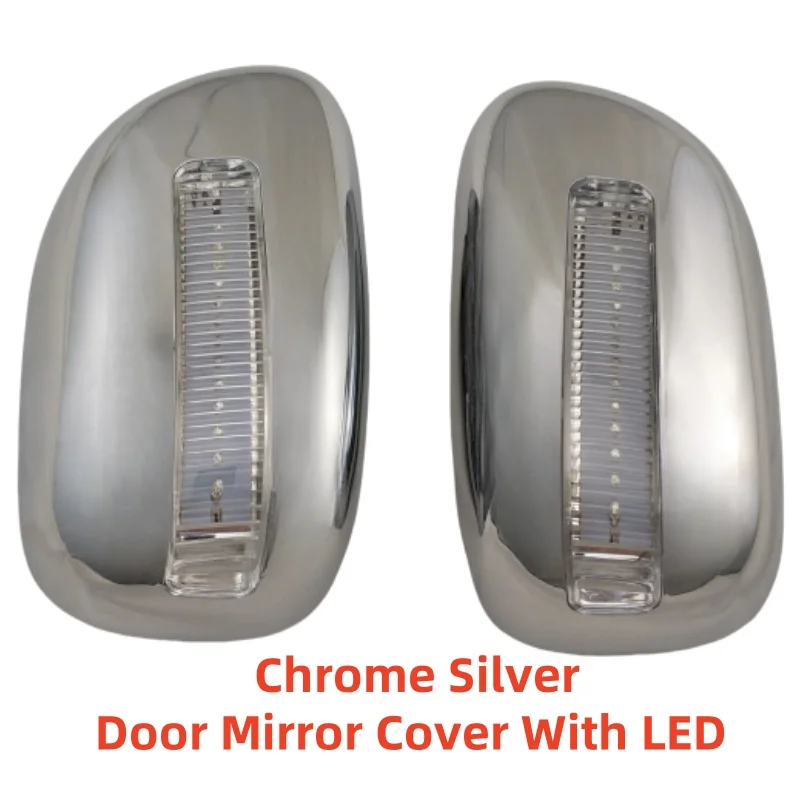 ترقية سيارة ABS كروم ملحقات الرؤية الخلفية مطلي تقليم 2001 2003 2004 2005 لتويوتا كورولا Altis غطاء مرآة الباب مع LED