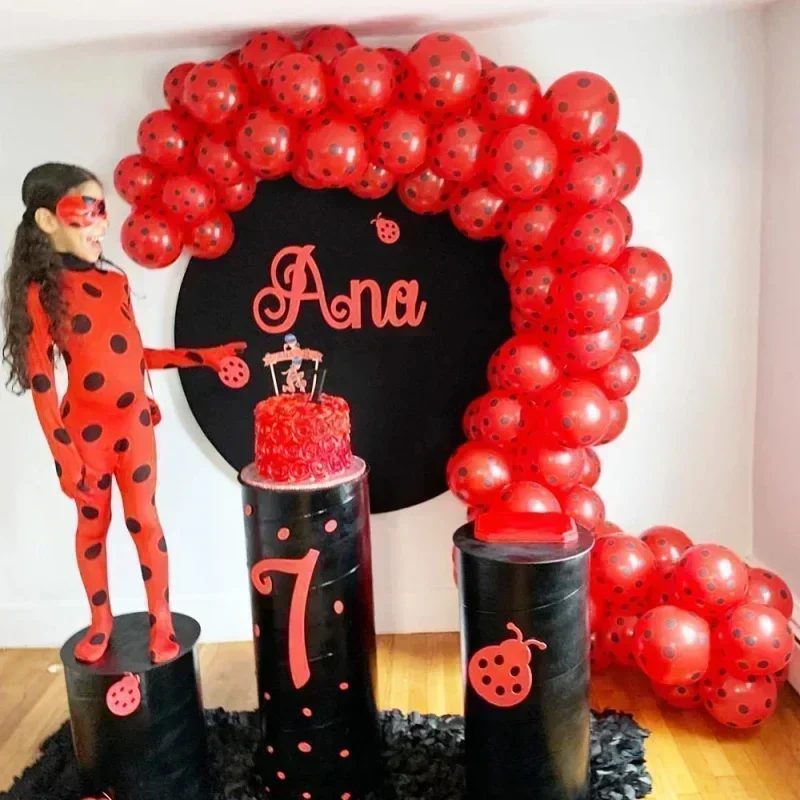 2024 Christmas 'S 'S Carnival Halloween Birthday Party Children'S Clothing Ladybi MN3