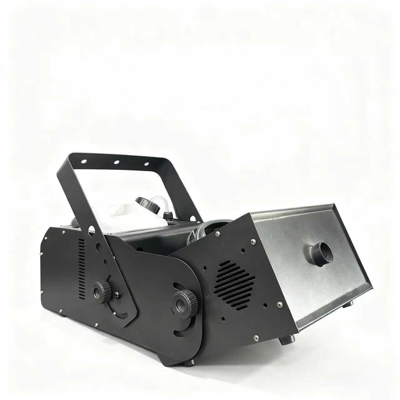 

2000W Electric Double Tube Adjustable Metal Iron Fog Machine Multicolor Remote Control DMX512 Stage Effects Weddings Parties