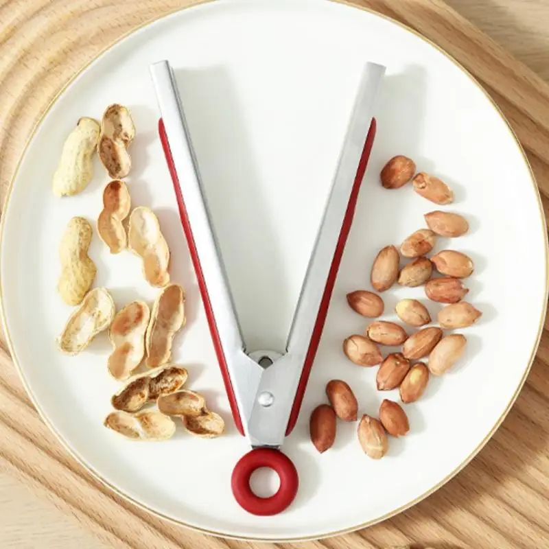 * Stainless Steel Peanut Shells Peeling Tool Nutcracker Peeling Pliers Suit For Pecans Almonds Brazil Nuts Shells Peel Supplies