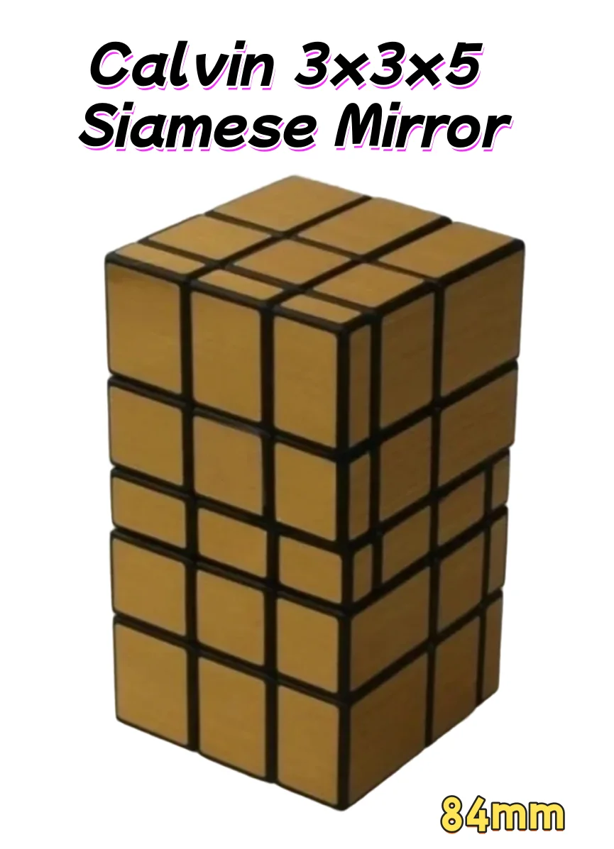 Calvin 3x3x5 Siamese Mirror Tall 84mm Magic Cube Strange Shape Puzzle Toy Children Gift Cubo Magico Puzzle