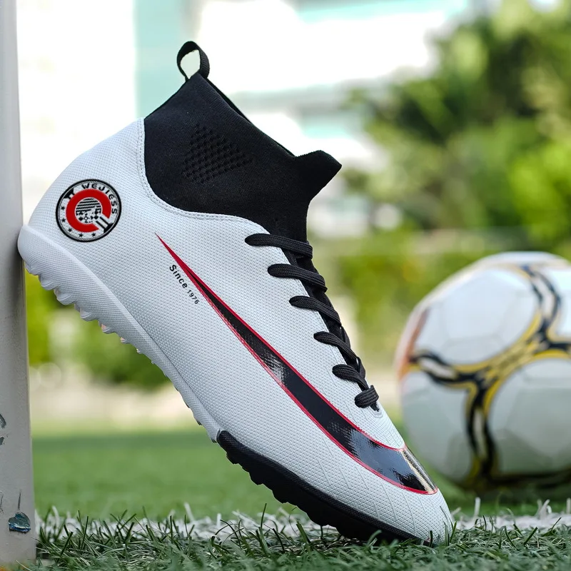 

2024 Men's Outdoor Sports Football Boots, Football Shoes, Breathable and Anti slip Training Shoes, Artificial Field