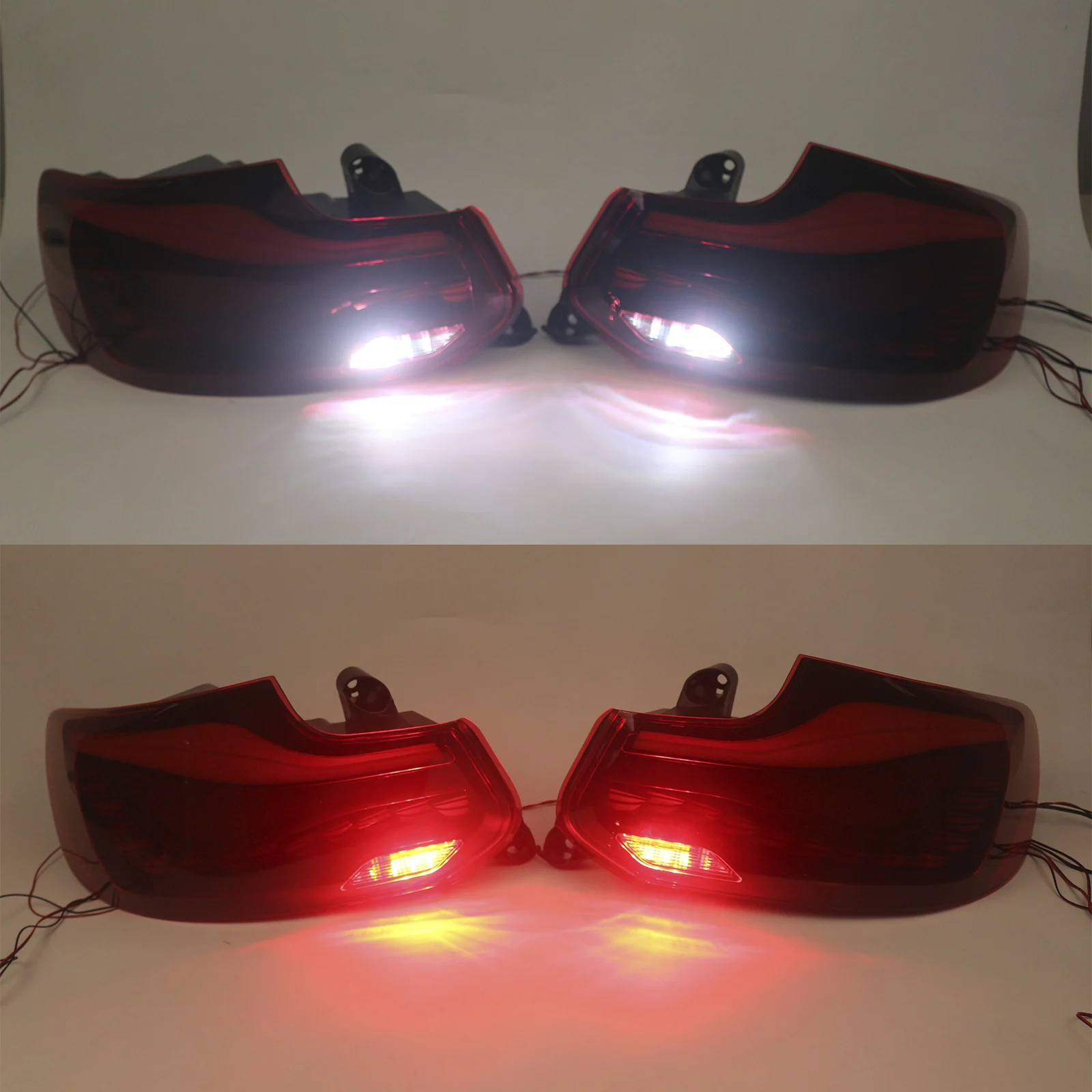 L & R الأحمر LED أضواء خلفية مجموعة مصابيح خلفية لسيارات BMW 2 Series F22 F23 F87 2014 2015 2016 2017 2018 2019 2020
