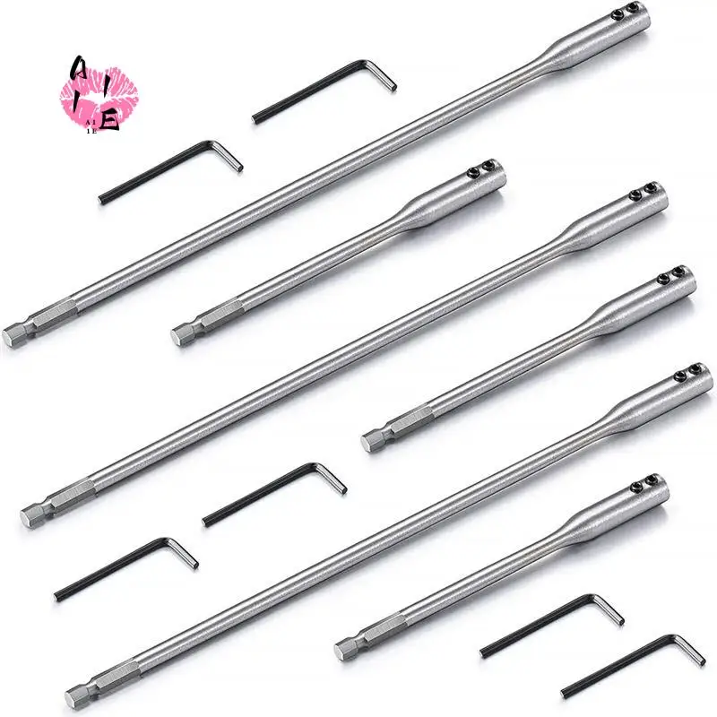 a11e-ドリルビットエクステンション6、12インチドリルビットセット木工用スペードビットセット、木工用アクセサリー用レンチキー付き