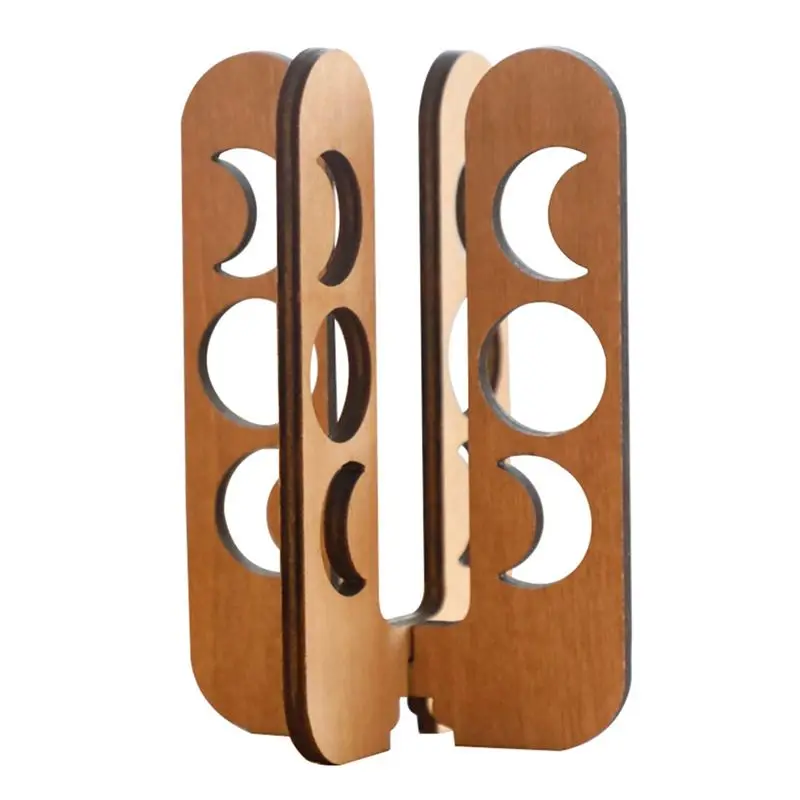 

A59Z-Plant Reproductive Tube Hollow Solid Wood Plant Shelf Wooden Desk Table Home Decoration