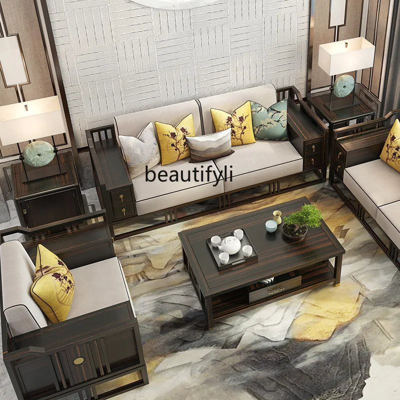 All solid wood corner few living room simple sofa side few storage small coffee table