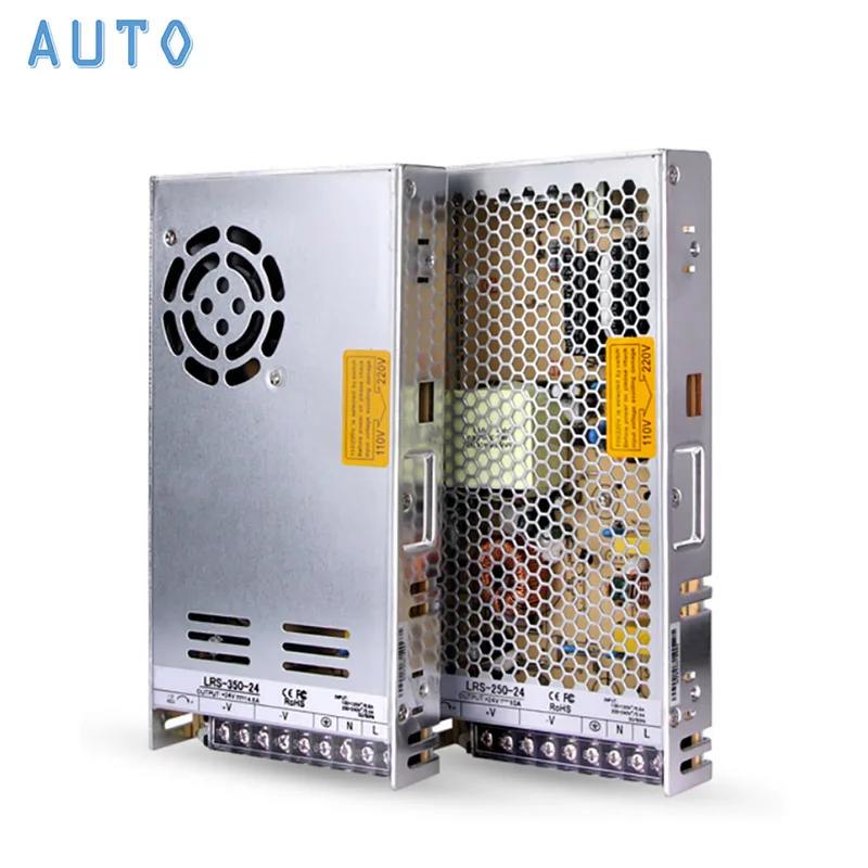 

High Quality LRS Series 400W 350W 250W 200W AC to DC 12V 24V 36V 48V Single Output Enclosed Type Switching Power Supply for CNC