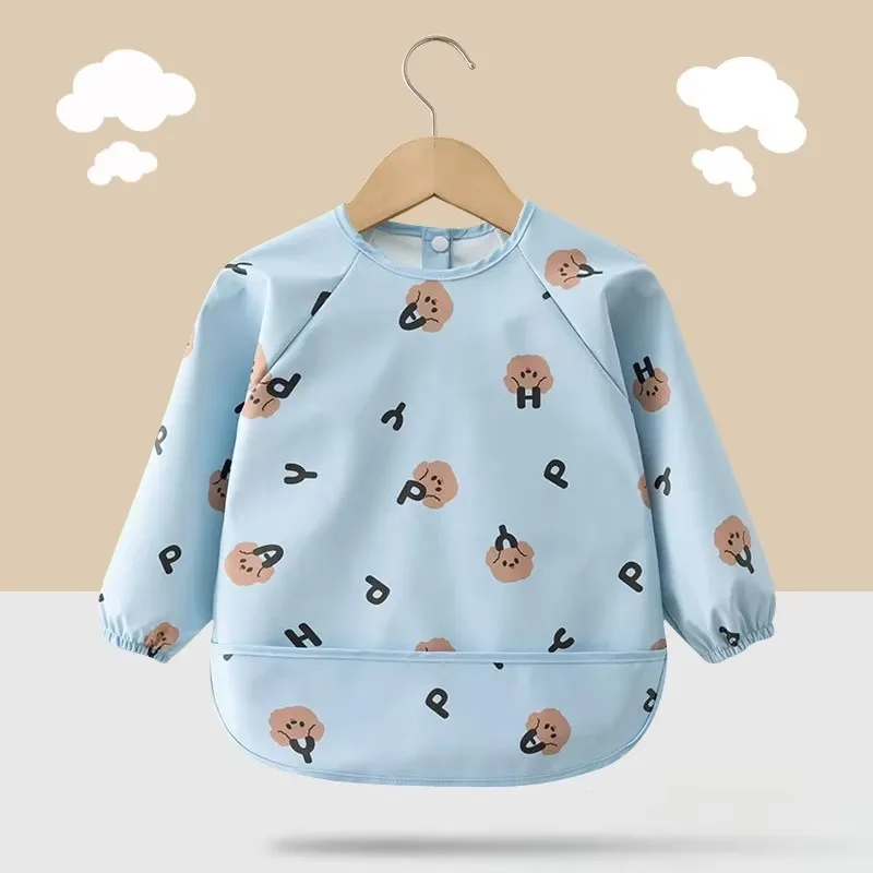 Baby Waterproof Long Sleeve Bibs, 1-3Y