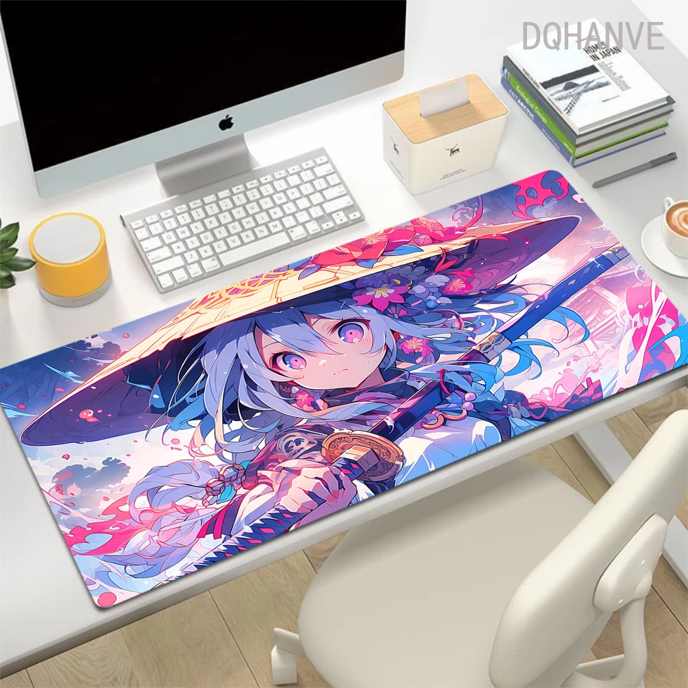 Imagem -05 - Tapete de Dragão Grande para Meninas Anime Bonito Mousepad Tapete de Mesa Kawaii com Acessórios de Jogo Lockrand Tapetes Primários do Teclado Xxl