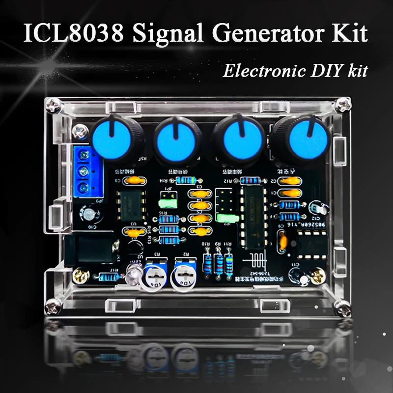 Multi-function Low-frequency Signal Generator DIY Kit ICL8038 Multi-waveform Welding Practice Experiment Spare Parts