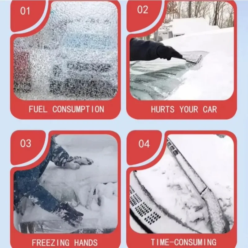 

Winter Car Window Windshield Snow Shield - Anti-frost Anti-freeze Artifact with Sunshade & Protective Car Cover