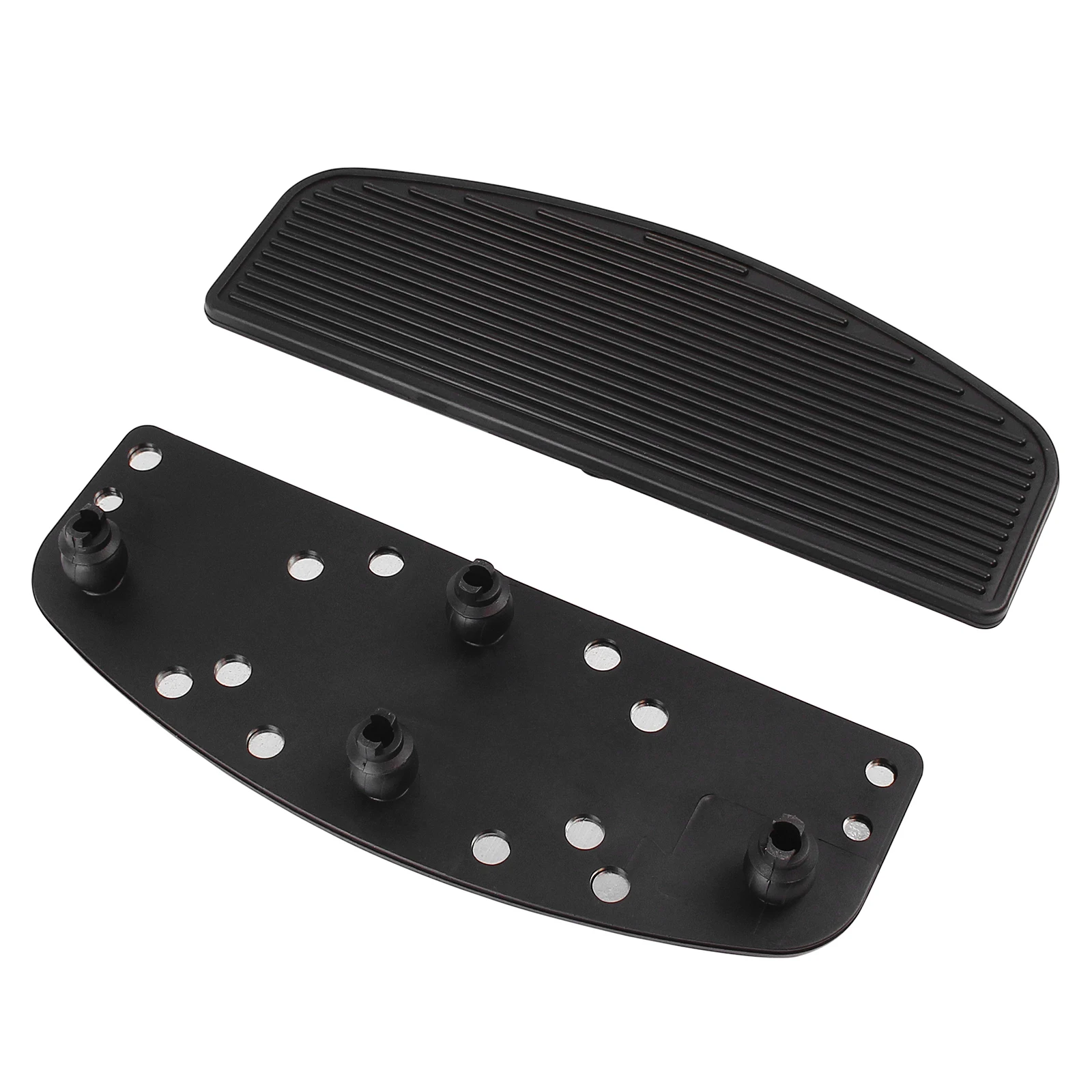 Motorcycle Rubber Rider Insert Floorboard Footboard Kit For Harley Touring Electra Street Road Glide Ultra Classic CVO 1986-2019