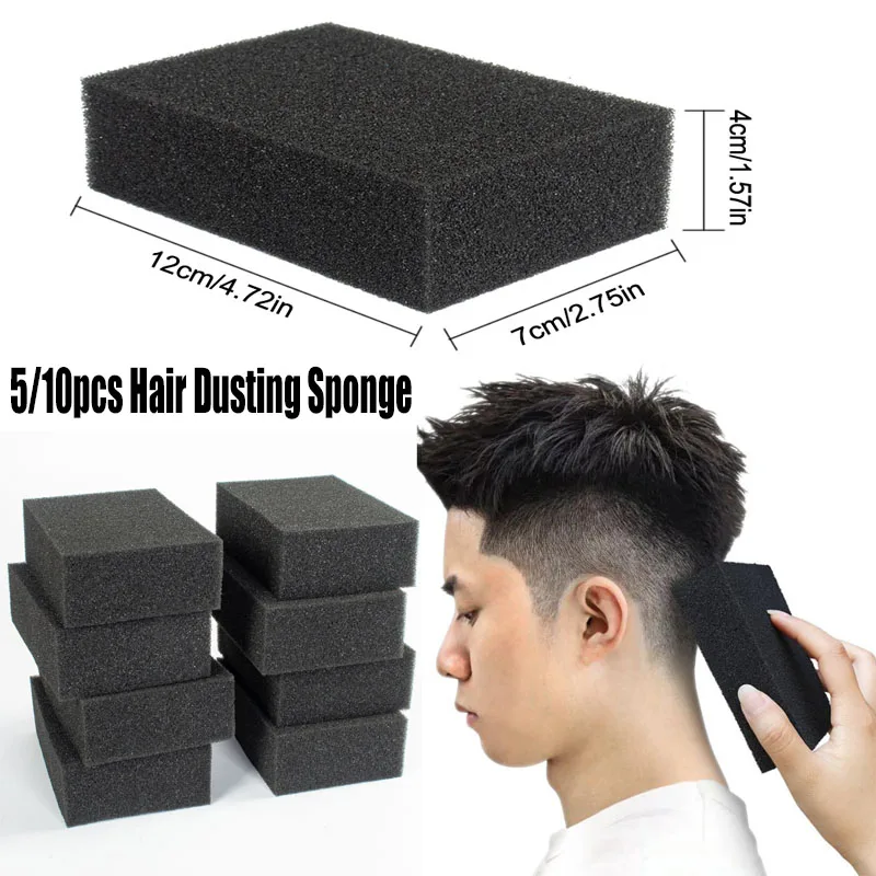 Esponja Profissional de Cabelo Macio para Limpeza, Reutilizável, Não Solta Pelos, Ferramenta de Barbeiro para Remoção de Poeira do Pescoço e Ombros