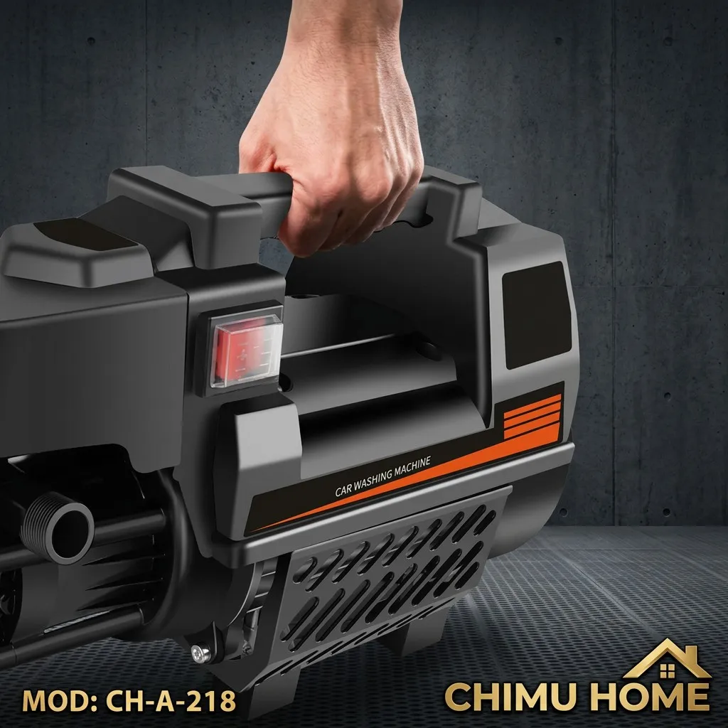 【CHIMU HOME】Pro High-Pressure Car Washing Machine 220V Portable Electric Car Wash Pump Car Care Detailing Pressure Washer