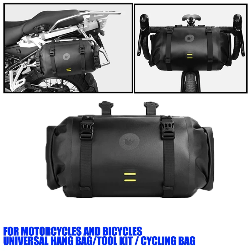 Bicycle Motorcycle Hang bag Handlebar Bag Waterproof MTB Road Front Tube Cycling Bag Multifunction Portable Handlebar Tool bag
