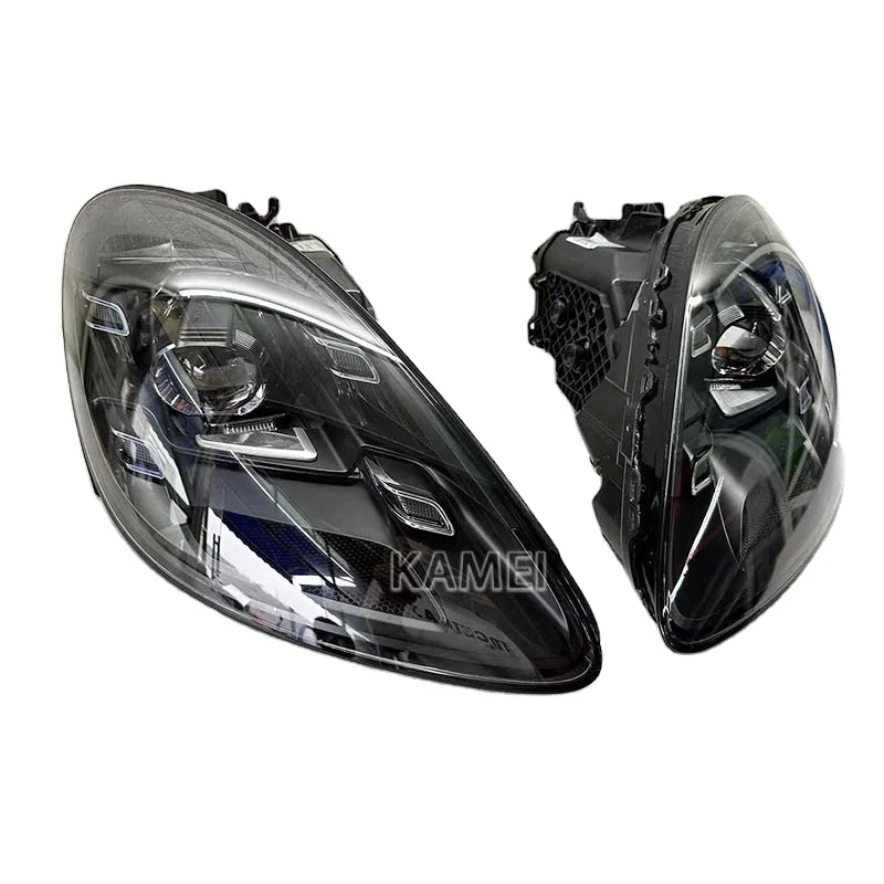 Lampu Depan LED Matrix Original Cocok untuk Porsche 718 Boxster 982 2016-2024