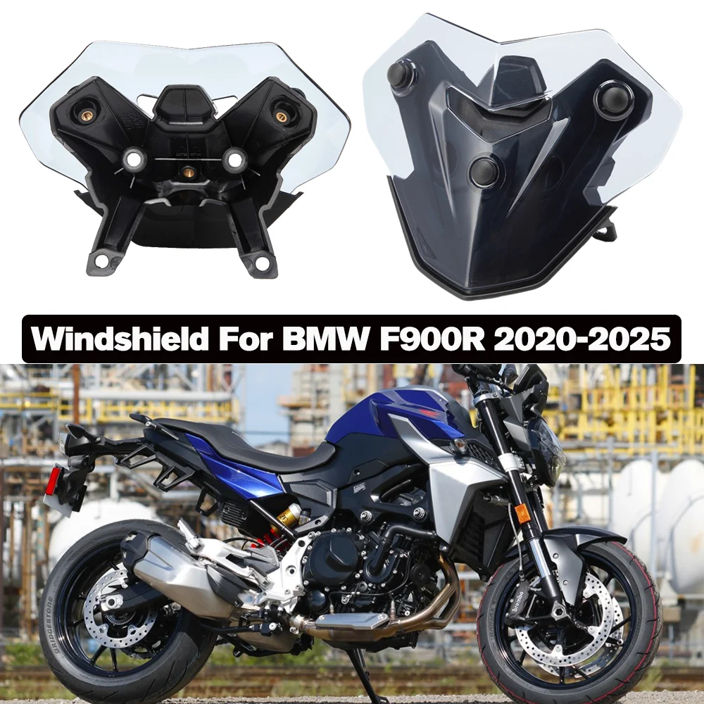 

Motorcycle Travel Sport Windscreen For BMW F900R 2020-2025 Street Riding Small Wind Deflector F 900R 900 Shield Motorcycle Parts