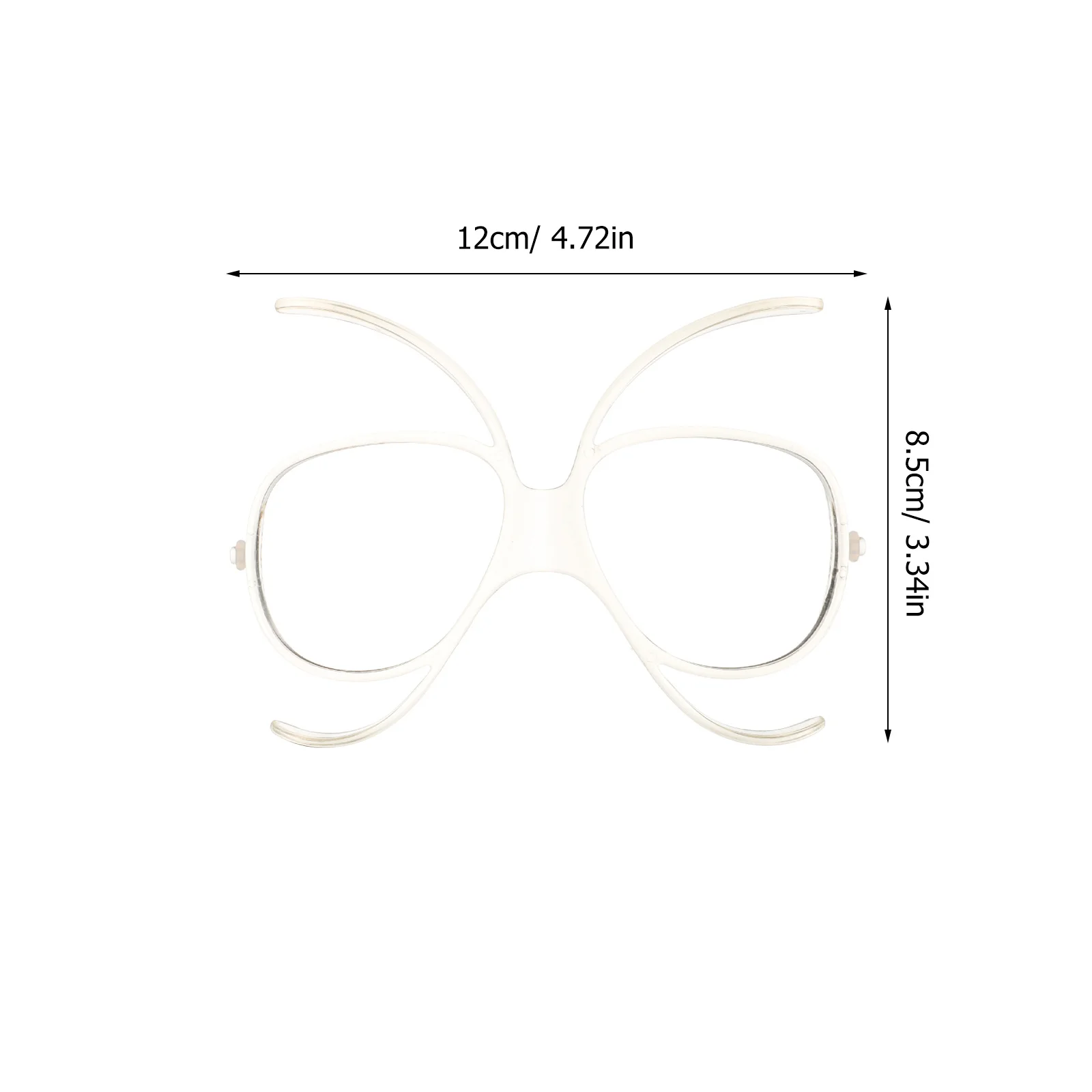 إطار داخلي قابل للتعديل لنظارات التزلج، عدسات قابلة للتبديل مقاومة للرياح، إدخال وصفة طبية مناسب عالميًا مع #5